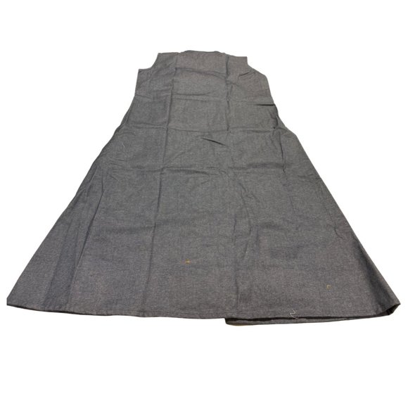 Aahwan Indian Tunic Top Kurti for Women Blue  Taffteta Silk A-line Long Dress - Picture 3 of 5